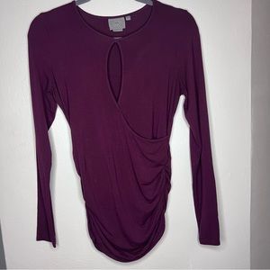 Anthropology Keyhole Long Sleeve